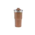 تراول ماگ Sitarayuri مدل ZF-061 ظرفیت 600 میلی لیتر - قهوه ای