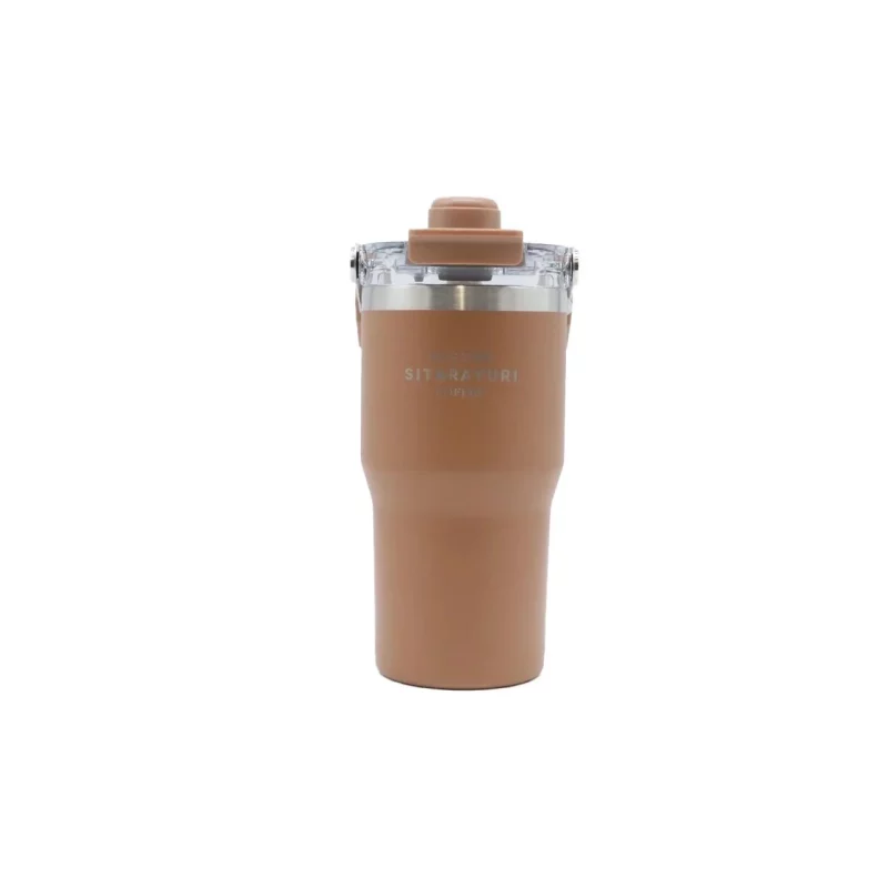 تراول ماگ Sitarayuri مدل ZF-061 ظرفیت 600 میلی لیتر - قهوه ای - تصویر 2