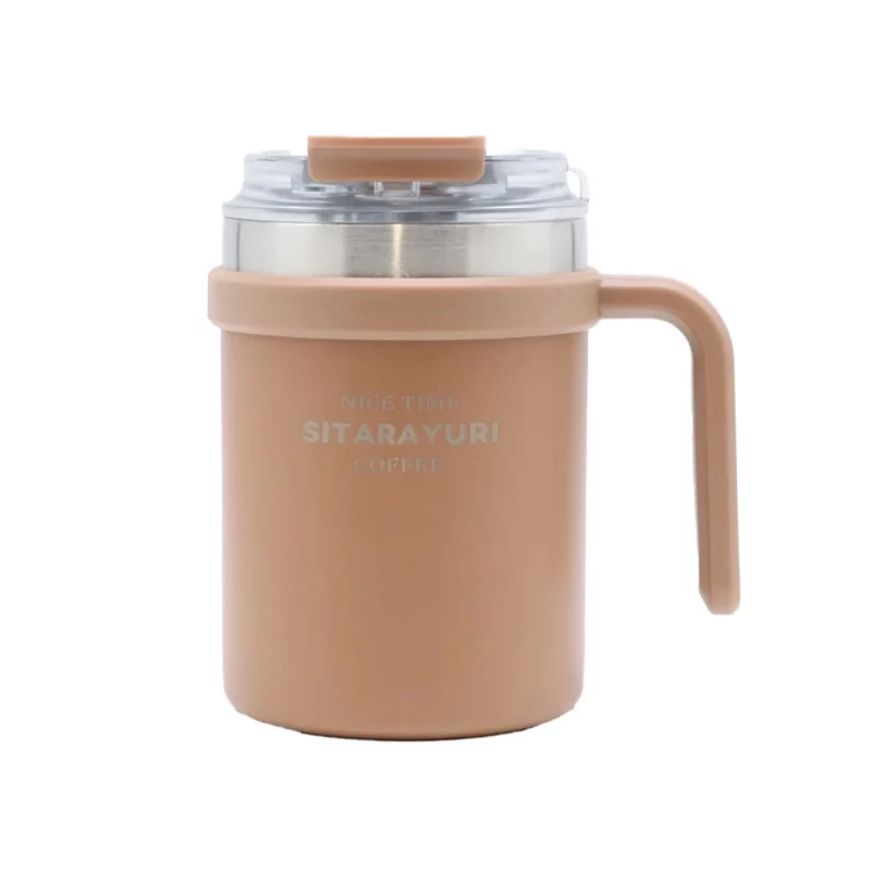 تراول ماگ Sitarayuri مدل ZF-032 ظرفیت 500 میلی لیتر - قهوه ای - تصویر 2