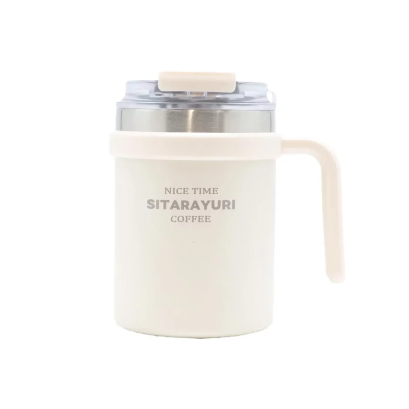 تراول ماگ Sitarayuri مدل ZF-032 ظرفیت 500 میلی لیتر - سفید - تصویر 2