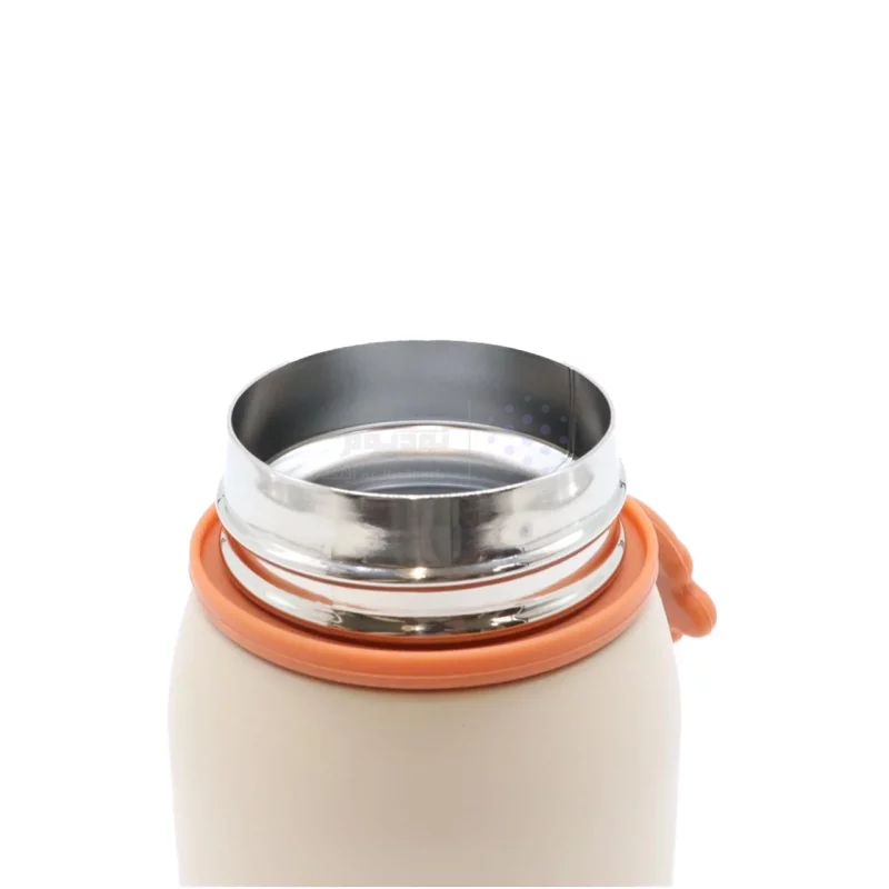 تراول ماگ HSCUP مدل HS-0221 ظرفیت 220 میلی لیتر- کرم نارنجی - تصویر 3