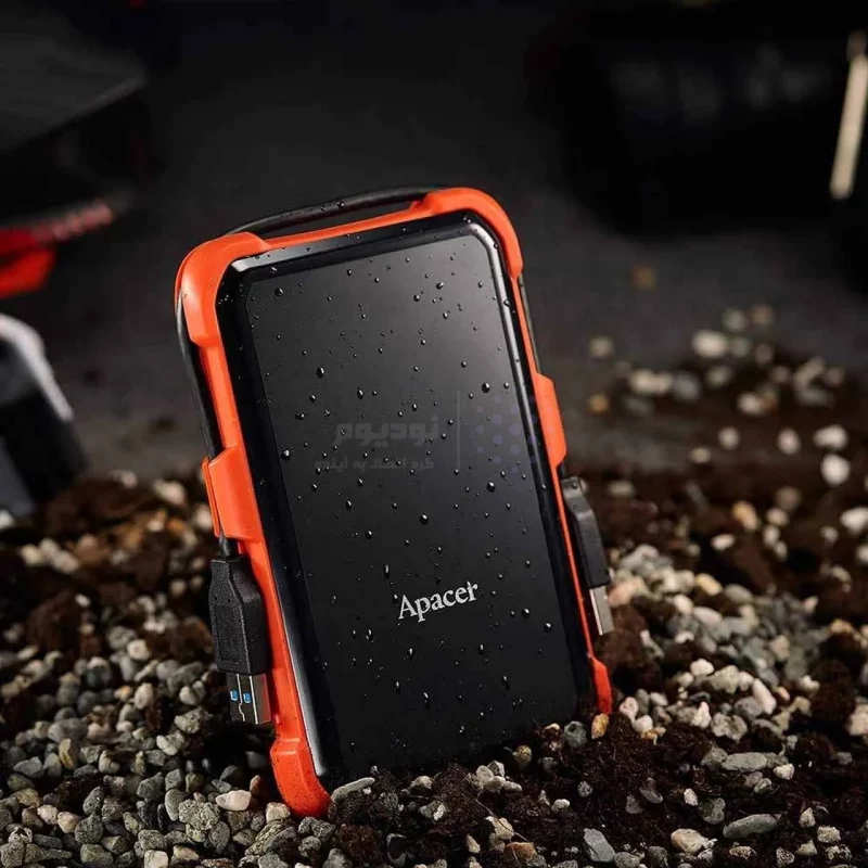 هارد اکسترنال Apacer مدل AC630 ظرفیت 2TB - مشکی نارنجی - تصویر 7