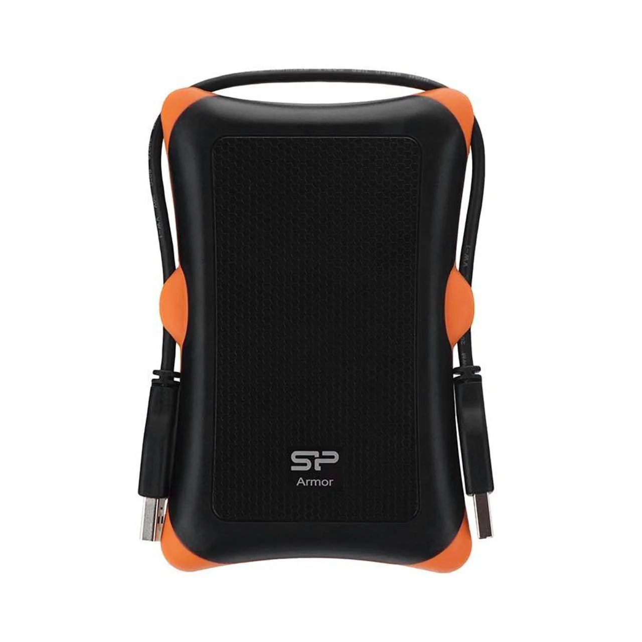 12759-343648-1 هارد اکسترنال silicon power USB3.2-1TB مدل Armor A30 مشکی نارنجی - تصویر 1