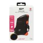 هارد اکسترنال silicon power USB3.2-1TB مدل Armor A30 مشکی نارنجی - تصویر 7