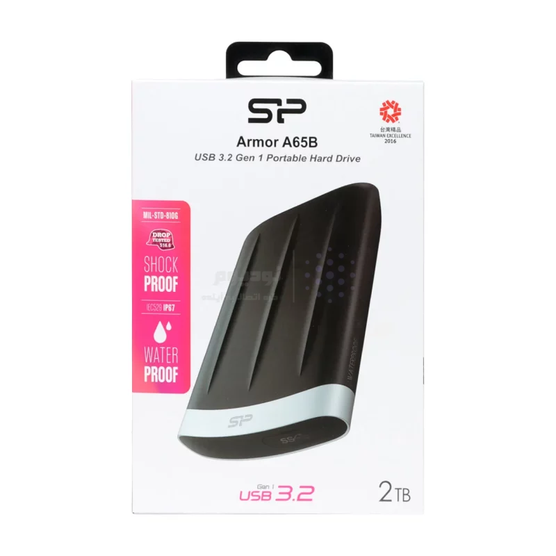 هارد اکسترنال Silicon Power USB3.2 مدل Armor A65B ظرفیت 2TB - مشکی (گارانتی متین) - تصویر 3