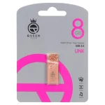 Queen LINK USB2.0 Flash Memory - 8GB (گارانتی مادام العمر شرکت آی تین) رزگلد