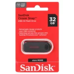 SanDisk Cruzer Snap USB2.0 Flash Memory -32GB(گارانتی سورین)