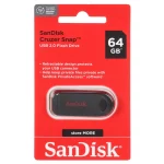 SanDisk Cruzer Snap USB2.0 Flash Memory -64GB(گارانتی سورین)