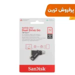 SanDisk Ultra Dual Drive Go USB Type-C USB3.2 Flash Memory-32GB (گارانتی سورین) مشکی