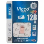 (گارانتی مادام‌العمر رایانه نوین سگال) رزگلد Vicco man VC374 USB3.2 Flash Memory - 128GB