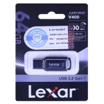فلش مموری Lexar مدل Jump Drive V400 USB3.2 ظرفیت 32GB - مشکی (گارانتی حافظه طلایی تهران)