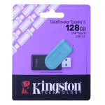 فلش مموری KingSton مدل DataTraveler Exodia S USB3.2 ظرفیت 128GB - مشکی سبز (گارانتی آسان سرویس)