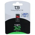 فلش مموری TRUEBYTE USB2.0 مدل TRIM ظرفیت 32GB - قرمز مشکی (گارانتی مادام العمر شرکت آی تین)