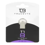 TRUEBYTE T1 USB2.0 Flash Memory-8GB نقره ای (گارانتی مادام العمر شرکت آی تین)