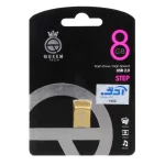 Queen Step USB2.0 Flash Memory - 8GB (گارانتی مادام العمر شرکت آی تین) طلایی