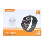 پک ساعت هوشمند و ایرفون بی سیم KEQIWEAR مدل KW93 MAX - مشکی - تصویر 5