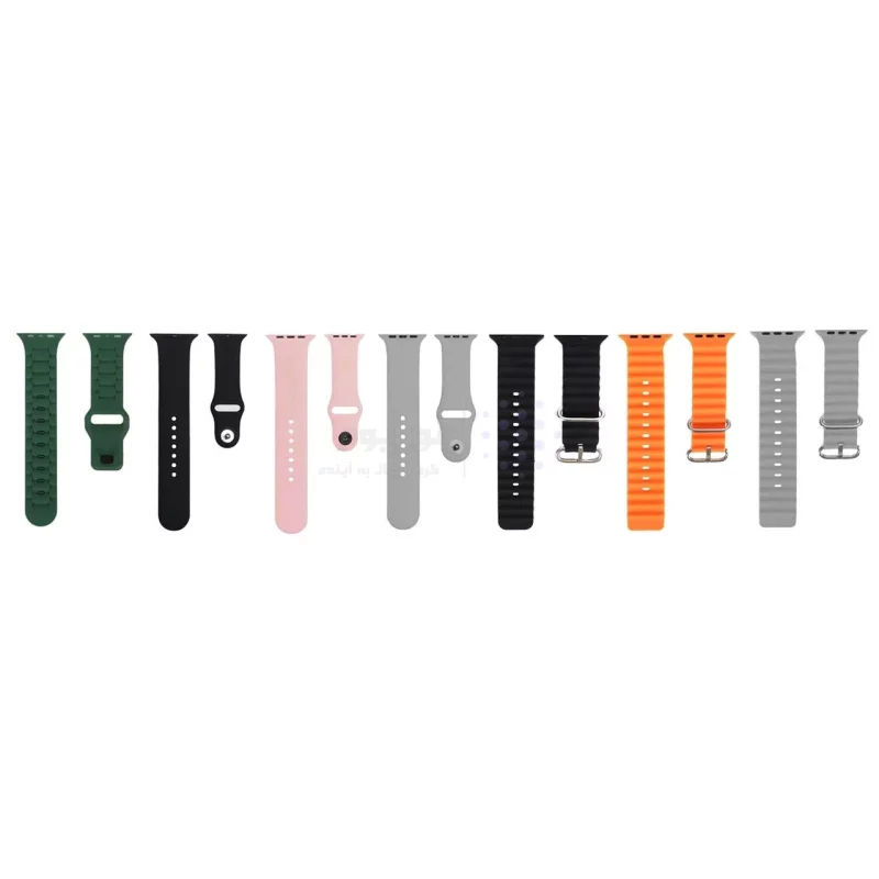 پک ساعت هوشمند و ایرفون بی سیم KEQIWEAR مدل KW95 Ultra 3 - مشکی - تصویر 3