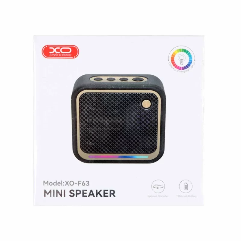 اسپیکر بی سیم 5وات XO مدل F63 - مشکی - تصویر 4