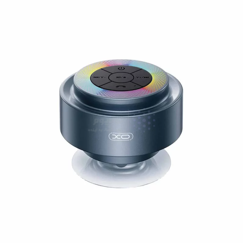 اسپیکر بی سیم ضدآب 5وات XO مدل F64 - مشکی (قابلیت چسبندگی به روی سطوح) - تصویر 4