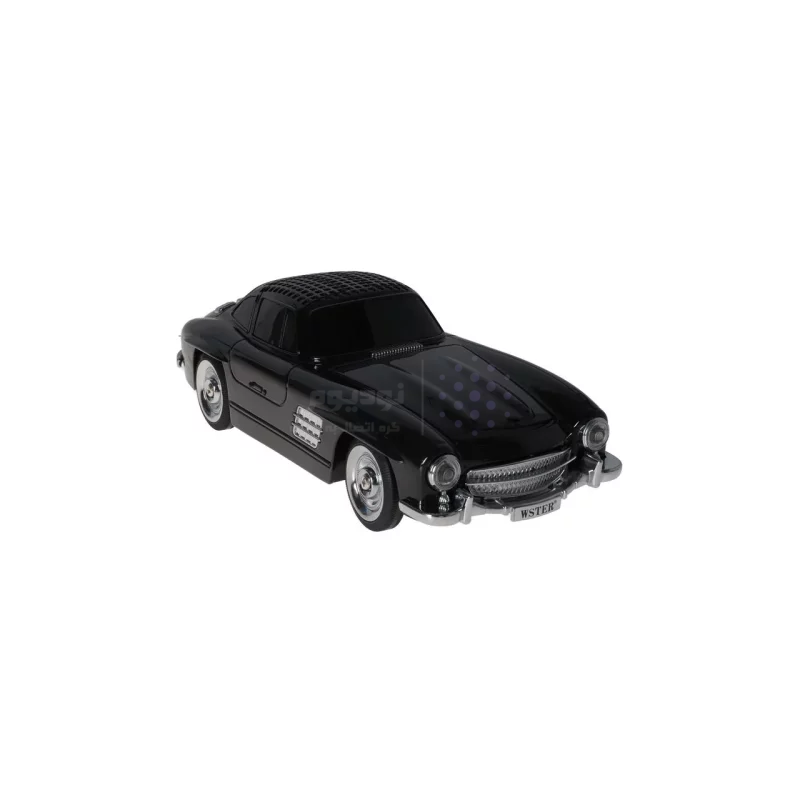 اسپیکر بی سیم طرح ماشین کلاسیک WSTER مدل WS-300SL - مشکی - MMX - تصویر 3