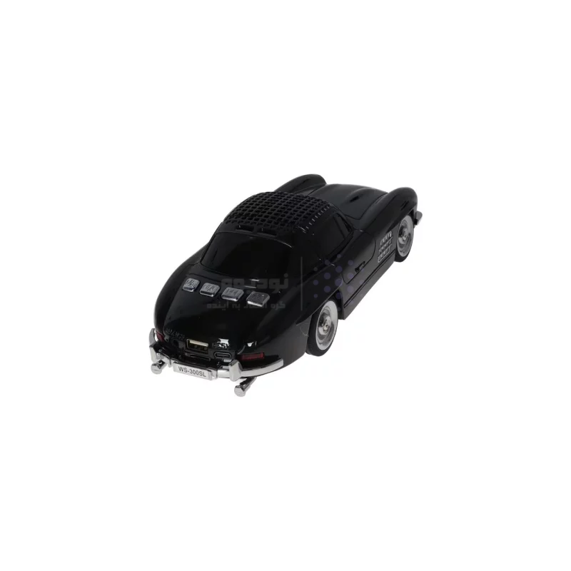 اسپیکر بی سیم طرح ماشین کلاسیک WSTER مدل WS-300SL - مشکی - MMX - تصویر 4