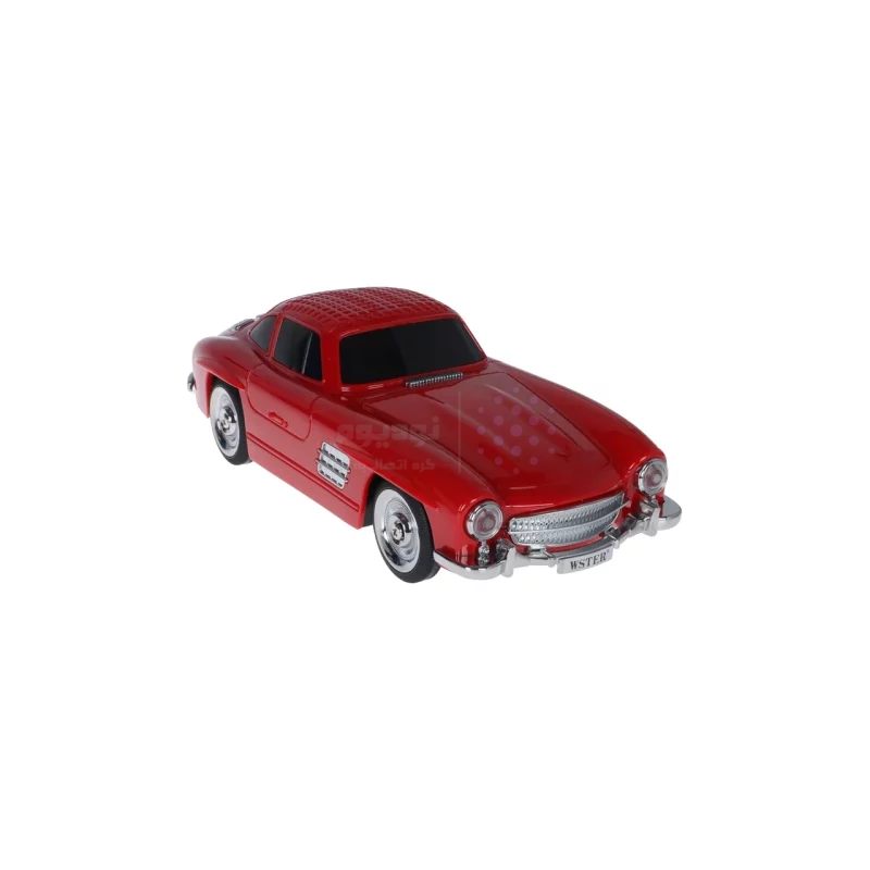 اسپیکر بی سیم طرح ماشین کلاسیک WSTER مدل WS-300SL - قرمز - MMX - تصویر 3