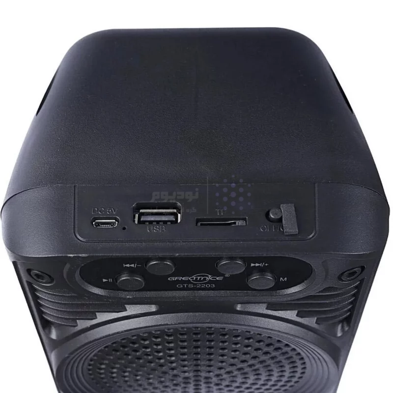 اسپیکر بی سیم GreatNice مدل GTS-2203 - مشکی - تصویر 3