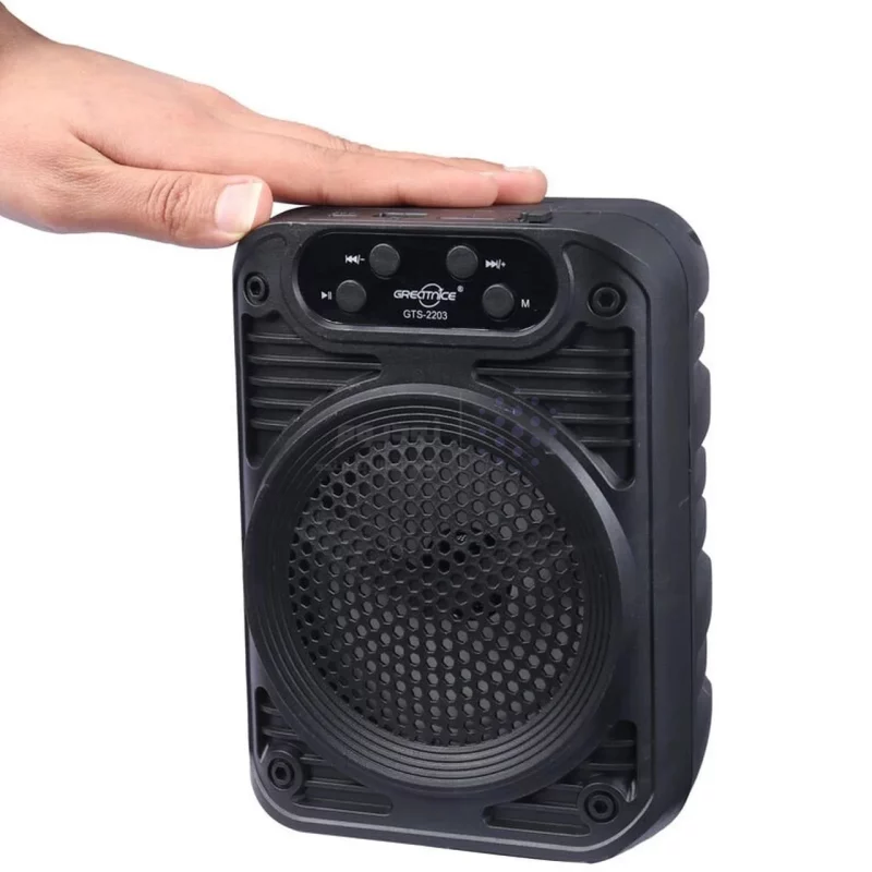 اسپیکر بی سیم GreatNice مدل GTS-2203 - مشکی - تصویر 6