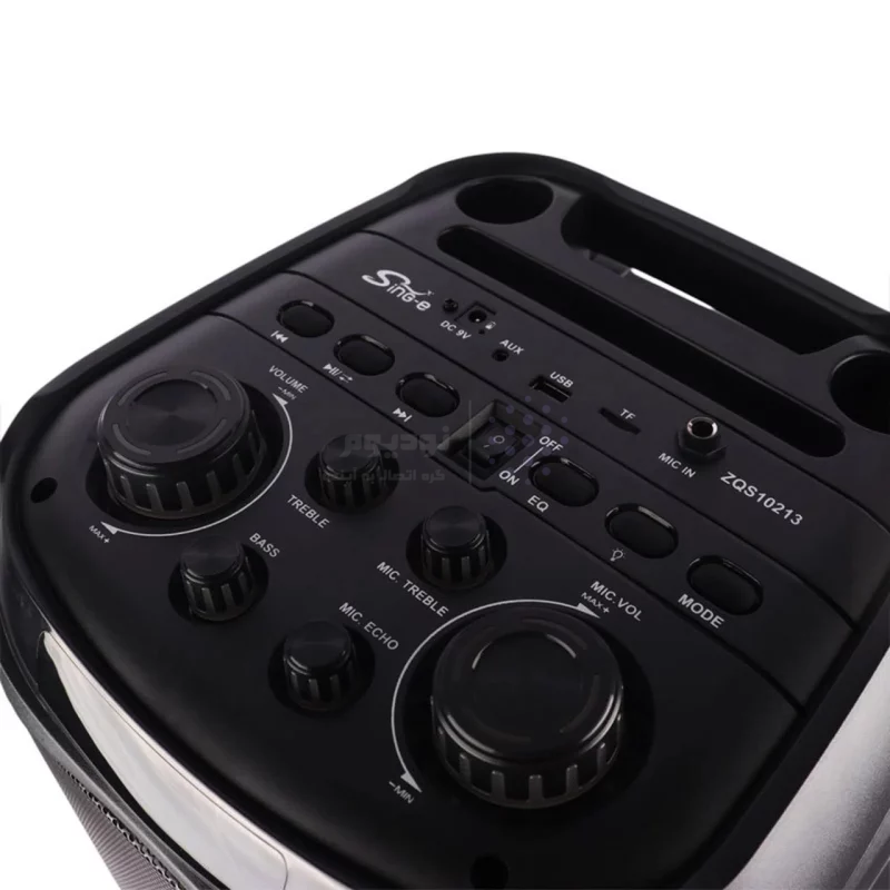 اسپیکر بی سیم Sing-e مدل ZQS10213 - مشکی - تصویر 4