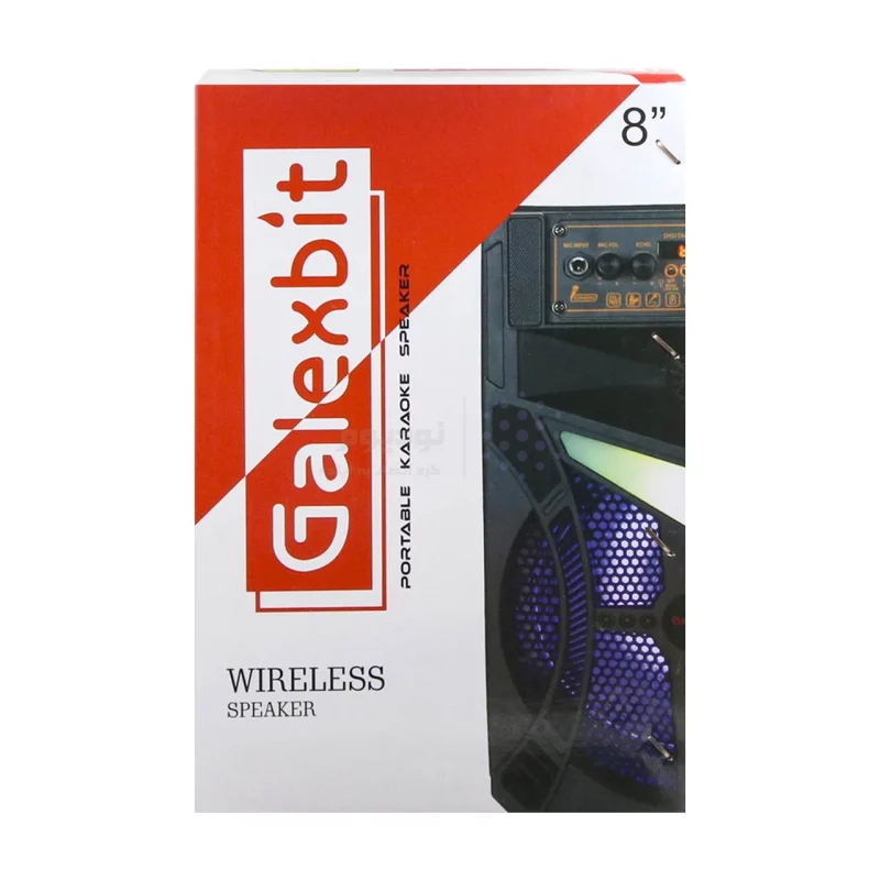 اسپیکر چمدانی 8 اینچی Galexbit مدل GS13 - مشکی - تصویر 10