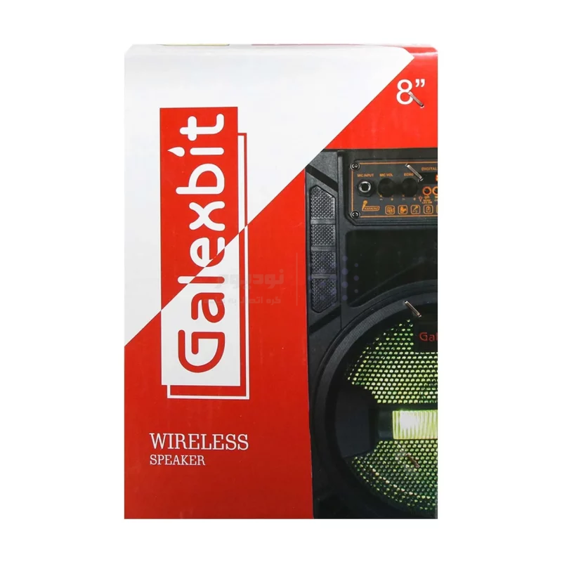 اسپیکر چمدانی 8 اینچی Galexbit مدل GS14 - مشکی - تصویر 11