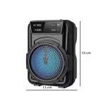 اسپیکر 5W بی سیم EXTRA BASS مدل GTS-1346 - مشکی - تصویر 4