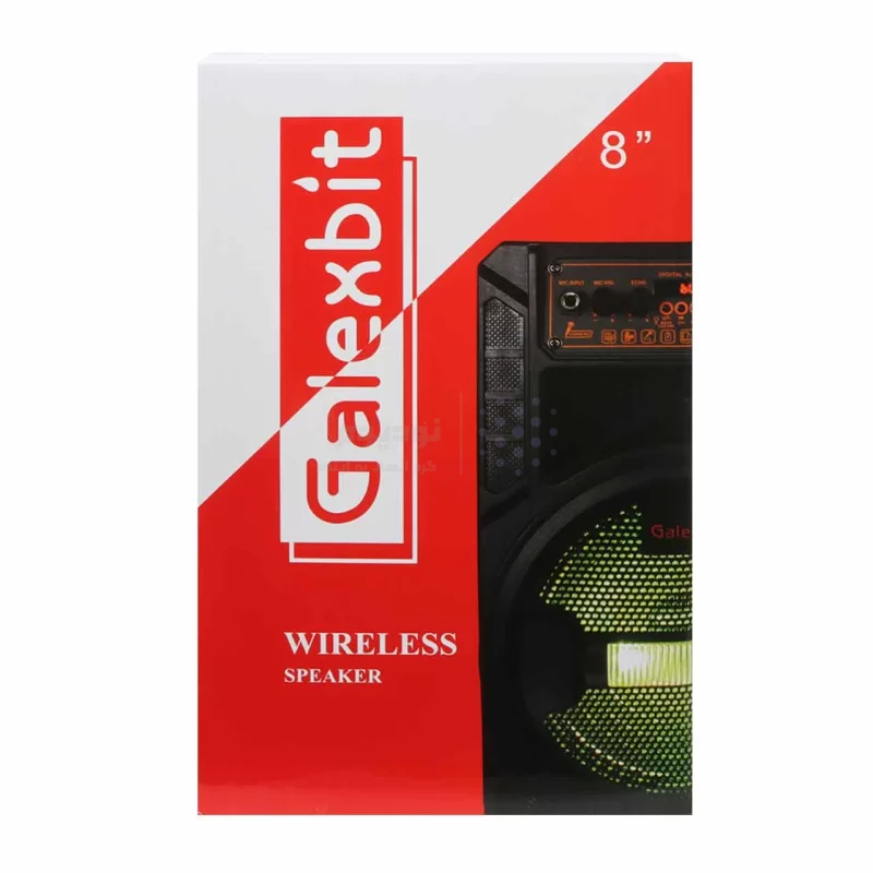 اسپیکر چمدانی 8 اینچی Galexbit مدل GS21 - مشکی - تصویر 9
