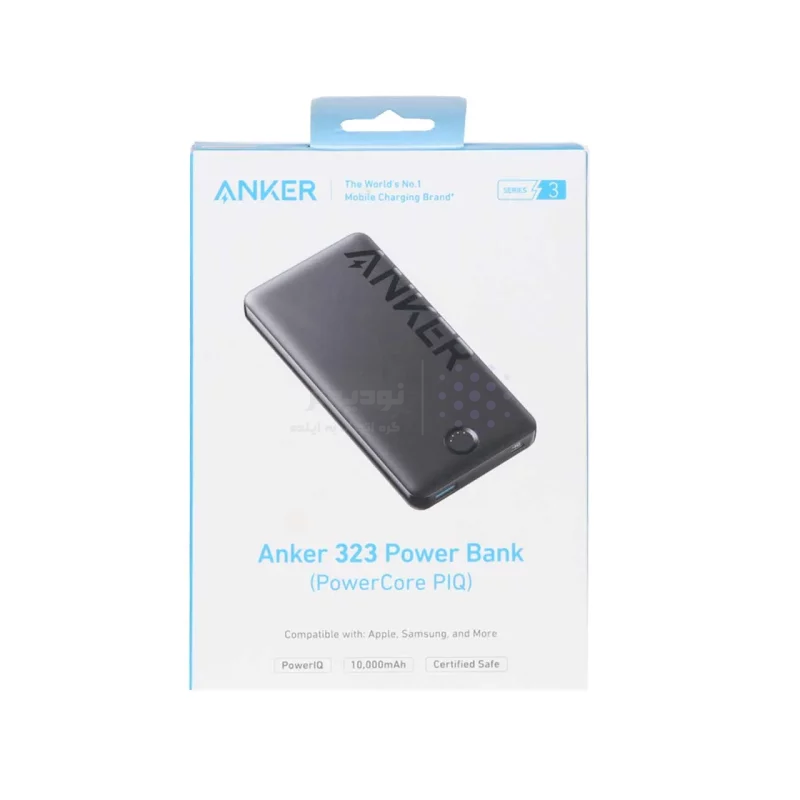 پاوربانک Anker 12W 10000mAh مدل PowerCore PIQ A1334H11 - مشکی (گارانتی 18ماهه شرکتی) - تصویر 9