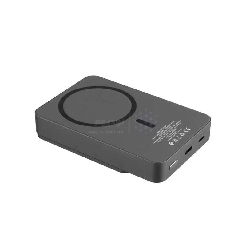 پاوربانک وایرلس PD و فست شارژ Earldom 10000mAh مدل PD24 20W - مشکی (دارای نمایشگر LED) - تصویر 3