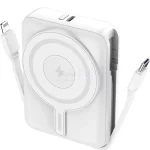 پاوربانک وایرلس و فست شارژ ProOne 10000mAh مدل PPB5116N Power Max 22.5W - سفید - تصویر 3