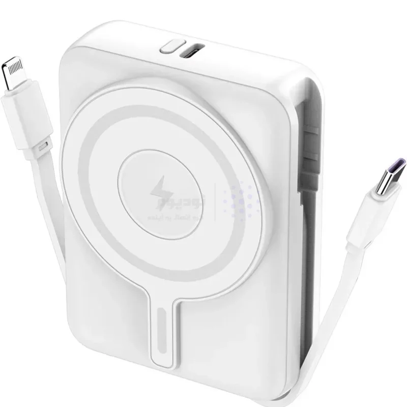 پاوربانک وایرلس و فست شارژ ProOne 10000mAh مدل PPB5116N Power Max 22.5W - سفید - تصویر 3