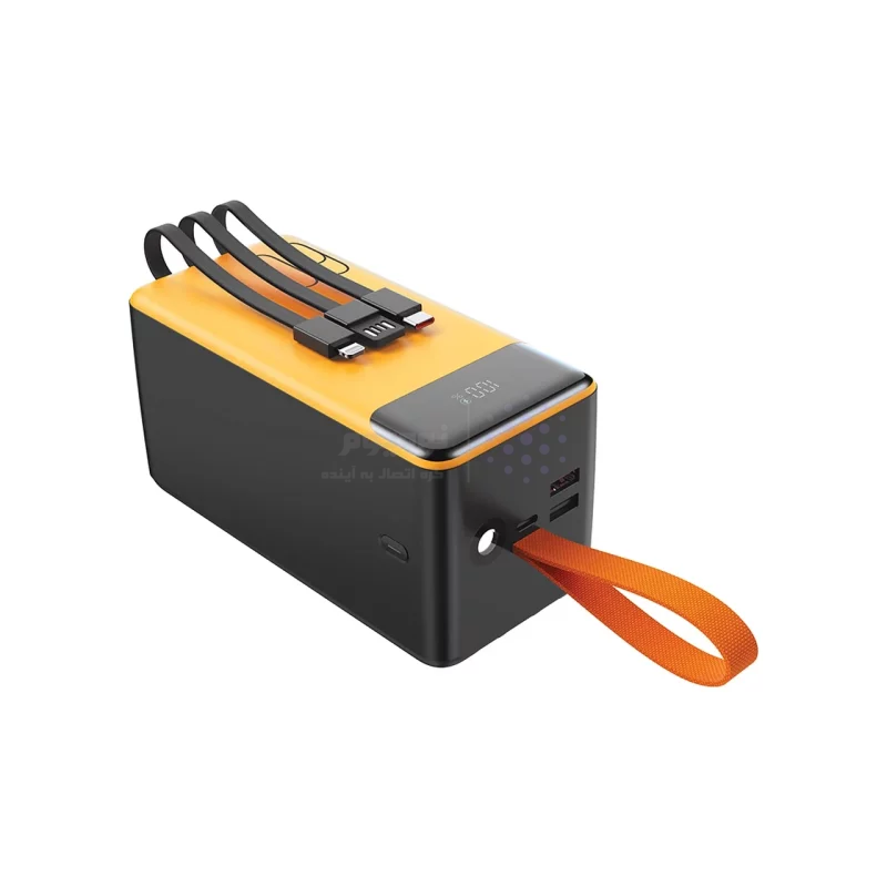 پاوربانک فست شارژ TSCO 60000mAh مدل TP 6001 22.5W - زرد مشکی (گارانتی 12 ماهه TSCO) - تصویر 3