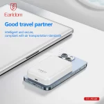 پاوربانک PD و فست شارژ Earldom 10000mAh مدل ET-PD48 20W - سفید - تصویر 3