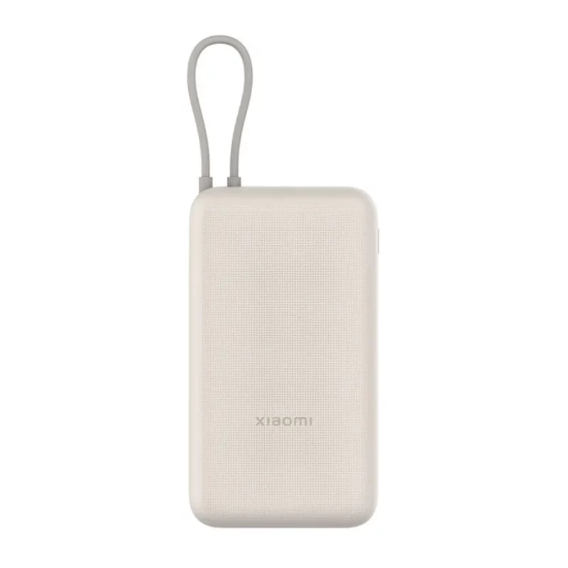پاوربانک ( فست شارژ) Xiaomi 33W 20000mAh مدل PB2030MI - کرم - (گارانتی 18 ماهه صدرتل) (اصلی) - تصویر 2