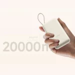 پاوربانک ( فست شارژ) Xiaomi 33W 20000mAh مدل PB2030MI - کرم - (گارانتی 18 ماهه صدرتل) (اصلی) - تصویر 6