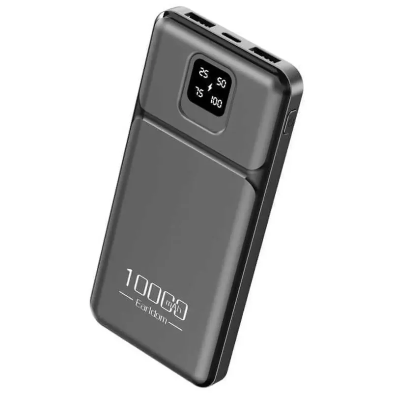 پاوربانک Earldom 10000mAh مدل PB64 10W - مشکی - تصویر 2