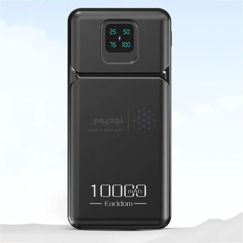 پاوربانک Earldom 10000mAh مدل PB64 10W - مشکی - تصویر 3