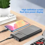 پاوربانک Earldom 10000mAh مدل PB64 10W - مشکی - تصویر 8