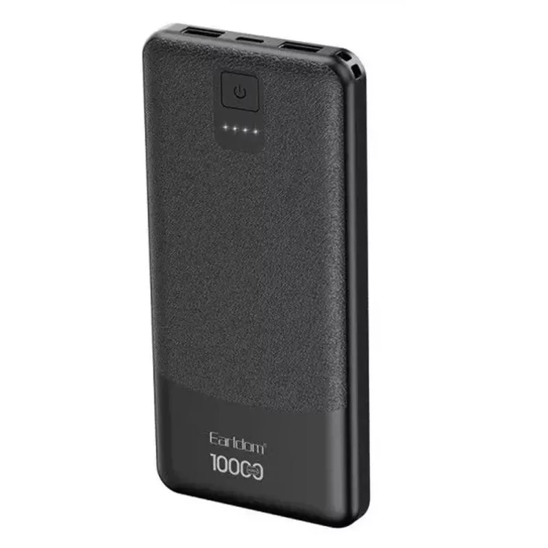 پاوربانک Earldom 10000mAh مدل PB65 10W - مشکی - تصویر 2