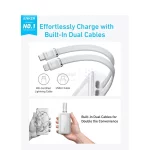 پاور بانک فست شارژ Anker 20000mAh مدل A1681H31 30W - آبی (گارانتی 18 ماهه شرکتی) - تصویر 3
