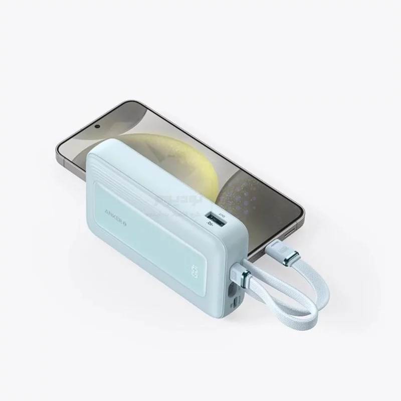 پاور بانک فست شارژ Anker 20000mAh مدل A1681H31 30W - آبی (گارانتی 18 ماهه شرکتی) - تصویر 4