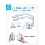 پاور بانک فست شارژ Anker 20000mAh مدل A1681H21 30W - سفید (گارانتی 18 ماهه شرکتی) - تصویر 3