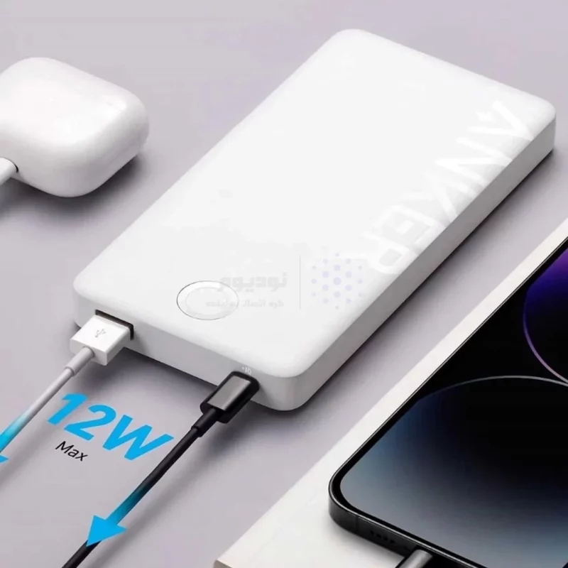 پاوربانک فست شارژ Anker 10000mAh مدل A1334H21 12W - سفید (گارانتی 18 ماهه شرکتی) - تصویر 5