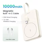 پاوربانک وایرلس PD و فست شارژ UGREEN 20W 10000mAh مدل PB760-35341 - کرم (گارانتی 18 ماهه آسان پیشرو) - تصویر 4